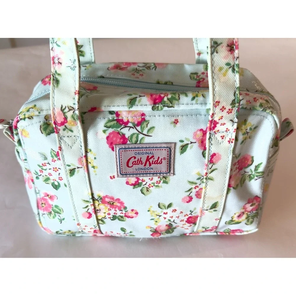 Cath Kidston Cath Kids Small Hand Bag w/‎ Coin Purse PVC Coated Cotton-Floral